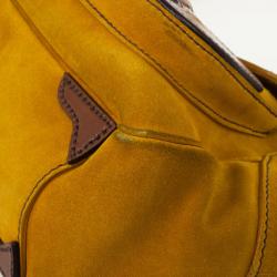 Pre Owned Prada Suede Leather Shoulder Bag