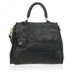 مملوكة مسبقًا Prada Limited Edition Madras Woven Flap Top Satchel