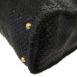 مملوكة مسبقًا Prada Limited Edition Madras Woven Flap Top Satchel