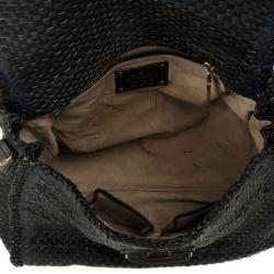 مملوكة مسبقًا Prada Limited Edition Madras Woven Flap Top Satchel