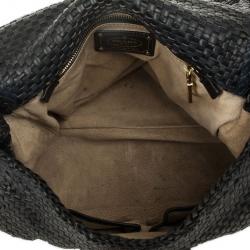 مملوكة مسبقًا Prada Limited Edition Madras Woven Flap Top Satchel