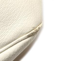 Pre Owned Prada Brown Raffia And Leather Frame Shoulder Bag