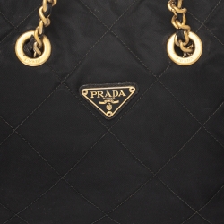 Pre Owned Prada Black Nylon Shoulder Bag