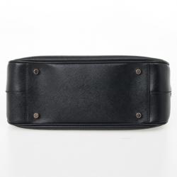 Pre Owned Prada Black Saffiano Leather Small Shoulder Bag  