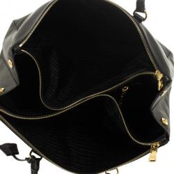 Pre Owned Prada Saffiano Lux Doublezip Tote bag