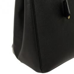 Pre Owned Prada Saffiano Lux Doublezip Tote bag