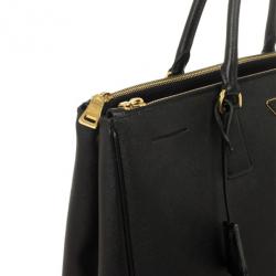 Pre Owned Prada Saffiano Lux Doublezip Tote bag