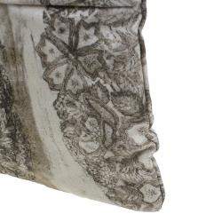 مملوكة مسبقًا حقيبة يد برادا بيج طباعة موردة قماش بسحاب كلتش