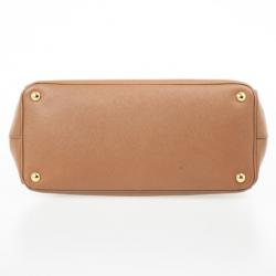 Pre Owned Prada Caramel Saffiano Tote