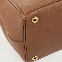 Pre Owned Prada Caramel Saffiano Tote