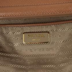 Pre Owned Prada Caramel Saffiano Tote