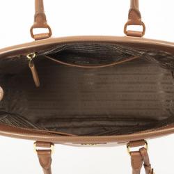 Pre Owned Prada Caramel Saffiano Tote