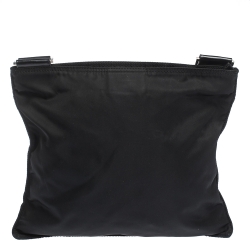 Prada Black Nylon Messenger Bag