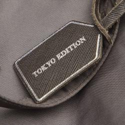 Pre Owned Prada Black Nylon Tessuto Tokyo Edition Tote Bag