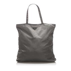 Pre Owned Prada Black Nylon Tessuto Tokyo Edition Tote Bag