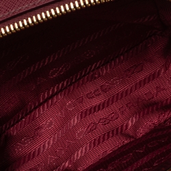 Pre Owned Prada Red Saffiano Lux Leather Camera Crossbody Bag