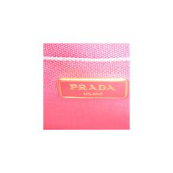 Pre Owned Prada Pink Canvas  Canapa Totes