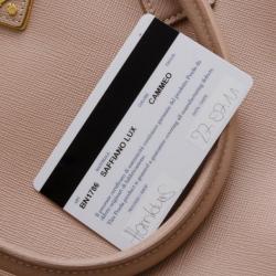 Pre Owned Prada Cameo Saffiano Lux Tote