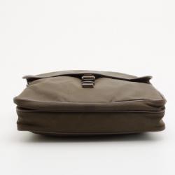 Pre Owned Prada Brown Nylon Crossbody Bag