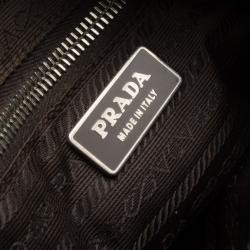 Pre Owned Prada Brown Nylon Crossbody Bag