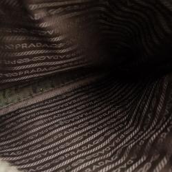 Pre Owned Prada Brown Nylon Crossbody Bag