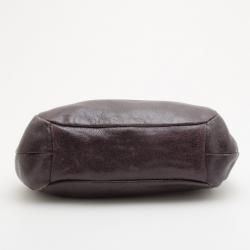 Pre Owned Prada Smoke Ombré Glazed Deerskin Chain Bag