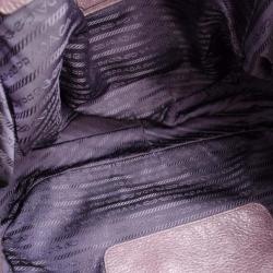 Pre Owned Prada Smoke Ombré Glazed Deerskin Chain Bag