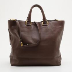 Pre Owned Prada Vitello Daino Shopping Caffe