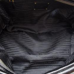 Pre Owned Prada Black Patent Leather Satchel