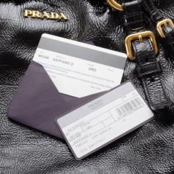 Pre Owned Prada Black Patent Leather Satchel