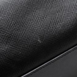 Pre Owned Prada Black Saffiano Large Executive Tote