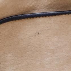 مملوكة مسبقًا Prada Navy Baltico Soft Calf Leather Tote