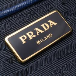 مملوكة مسبقًا Prada Bluette Saffiano Lux Leather Tote Bag 