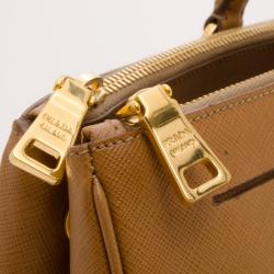 Pre Owned Prada Caramel Saffiano Lux Tote
