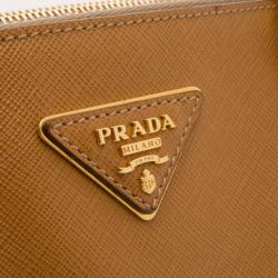 Pre Owned Prada Caramel Saffiano Lux Tote