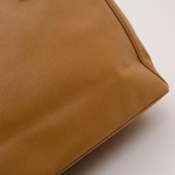 Pre Owned Prada Caramel Saffiano Lux Tote