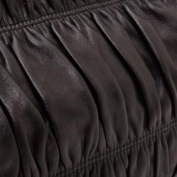 Pre Owned Prada Black Nappa Gaufre Tote 