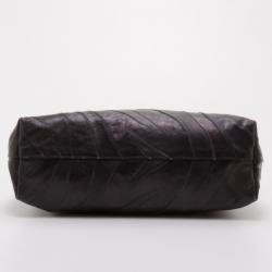 Pre Owned Prada Black Nappa Leather Mordore Hobo