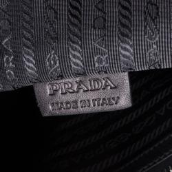 Pre Owned Prada Black Nappa Leather Mordore Hobo