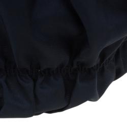 مملوكة مسبقًا Prada Navy Blue Nylon Tessuto Gaufre Tote