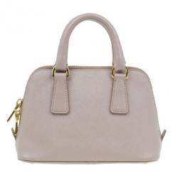 Pre Owned حقيبة برادا سافيانو بلاش فيرنيس ميني بروميناد