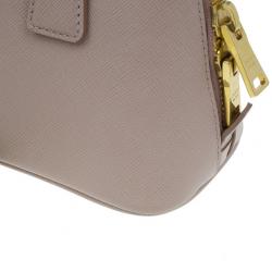 Pre Owned حقيبة برادا سافيانو بلاش فيرنيس ميني بروميناد