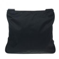 Pre Owned Prada Black Nylon Messenger Bag