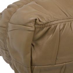 Pre Owned Prada Beige Leather Large Nappa Gaufre Tote