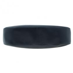 Pre Owned Prada Black Saffiano Cervo Hobo