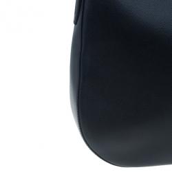 Pre Owned Prada Black Saffiano Cervo Hobo