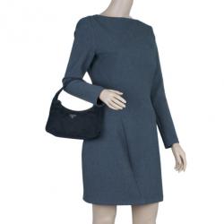 Prada Tessuto Nylon Pochette - Black Shoulder Bags, Handbags - PRA518841