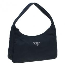 Pre Owned حقيبة برادا ميني توسوتو نايلون أسود