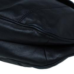 مملوكة مسبقًا Prada Black Leather Shoulder Bag