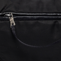 Pre Owned Prada Black Nylon and Leather Shoulder Bag